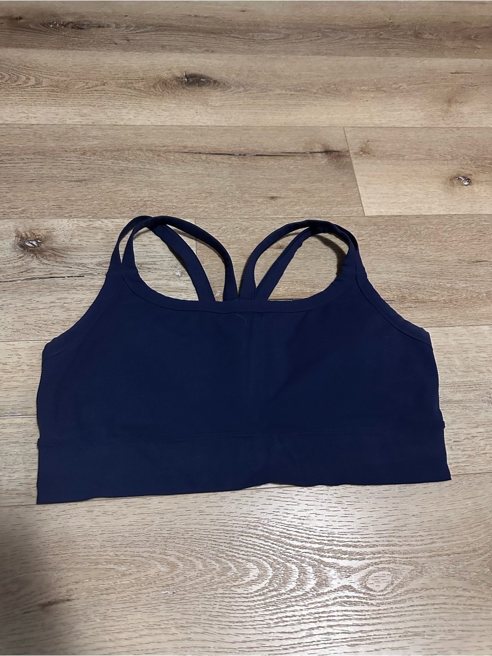 Fabletics Navy Strappy Sports Bra